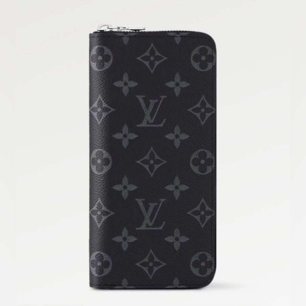 Louis Vuitton Zippy Wallet Vertical Monogram Eclipse